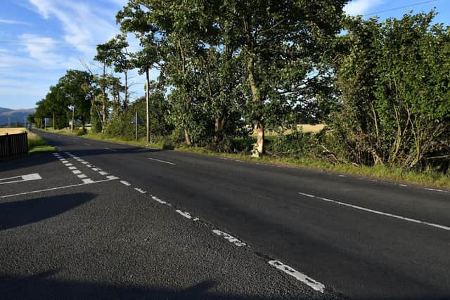 Moss Road near Dunmore where the fatal crash took place last July. Pic: Michael Gillen