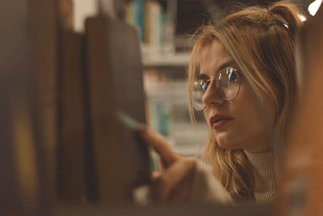 Library book browsing