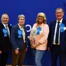 The five Conservative  councillors elected to Falkirk Council.