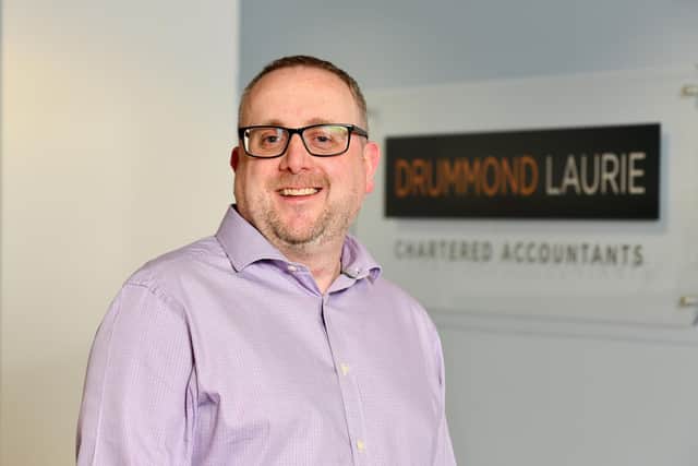 Craig Clinton, is a new director with Drummond Laurie Chartered Accountants. Pic: Michael Gillen