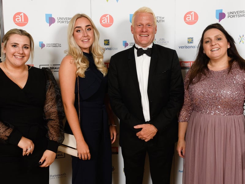 The News Business Excellence Awards 2021. Pictured is: Chloe Long, Georgina Curd, Tom Lloyd, Tracy Nutbeam. Picture: Keith Woodland (080721-71)