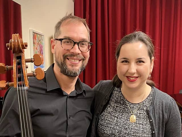 Josip Petrac (cello) and Silviya Mihaylova (piano