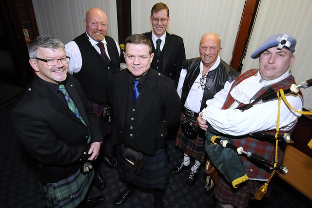 Camelon Bowling Club Burns Supper.