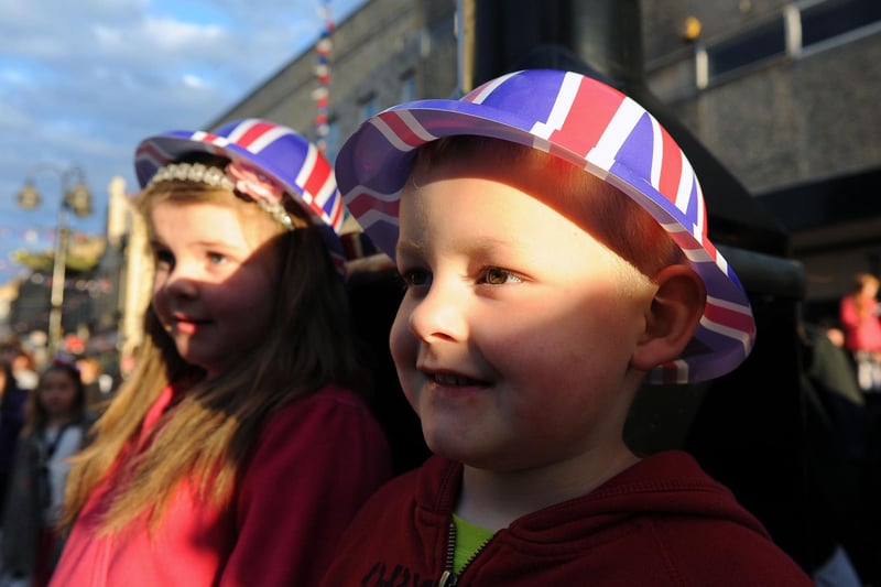 Young member of the public enjoying all the entertainment.