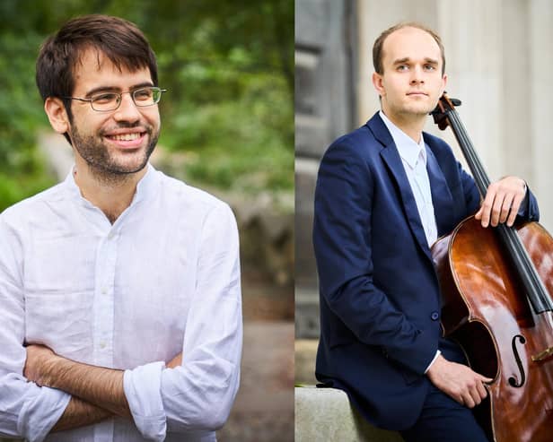 Pianist Jean Selim Abdelmoula and cellist Maciej Kulakowski will play Falkirk Trinity Church
(Picture: Submitted)