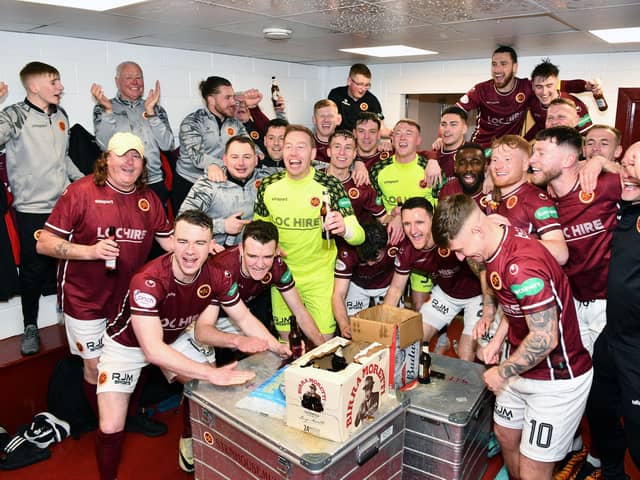 06-04-2024. Picture Michael Gillen. STENHOUSEMUIR. Ochilview Park. Stenhousemuir FC v East Fife FC. Season 2023 - 2024. Matchday 32. SPFL cinch League Two.