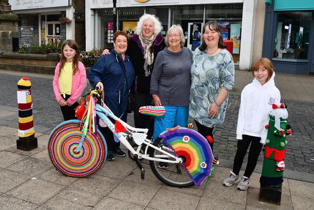The Bairns Bombers are aiming to brighten up the town centre and bring a smile to people's faces.