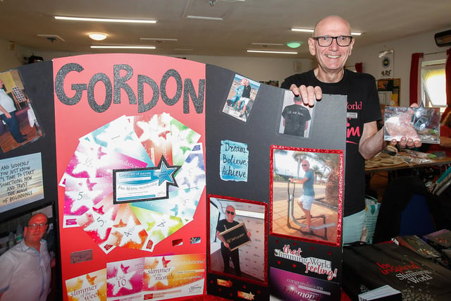 Slimming World Uk Top Target Consultant semi-finalist Gordon Farquharson who holds classes in the centre
