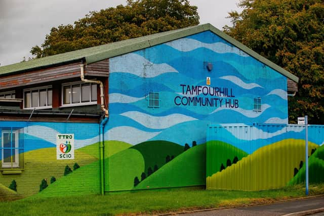 Tamfourhill Community Hub has received a share of funding from the latest round of The National Lottery Community Fund grants.  (pic: Scott Louden)