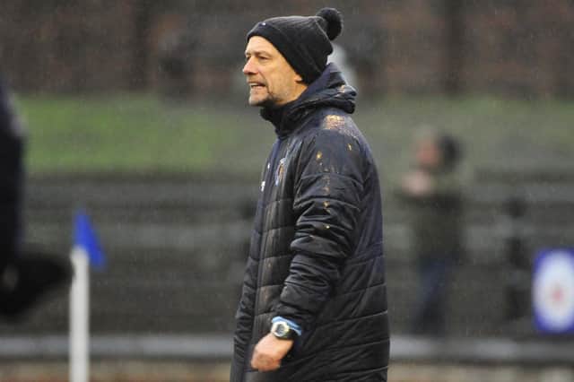 Bo'ness United gaffer Max Christie (Pic by Scott Louden)
