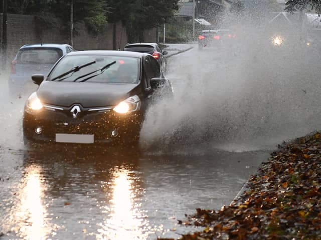SEPA stated a flood alert has been issued for the Falkirk area