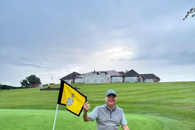 Archie Mackay at Glenberview Golf Club. Pic: Contributed