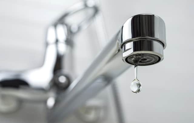 Dripping tap.