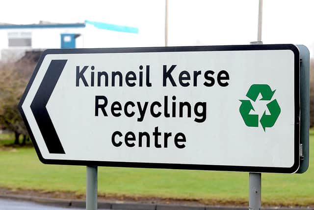 Falkirk Council is set to re-open both its recycling centres at Kinneil Kerse and Roughmute