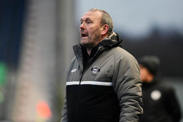 East Stirlingshire manager Sandy Clark says his side has too many 'off their game' against Gretna (Photo: Michael Gillen)
