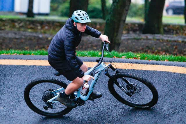 Zetland Park's brand new pump track is proving popular with cyclists of all ages and abilities