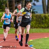 Fiona Matheson in action at the Monument Mile event in Stirling last year (Picture by Bobby Gavin/Scottish Athletics)