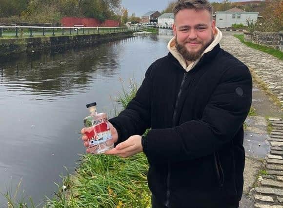 Purist Gin founder Bruce Walker with the gin to mark 200 years of the Union Canal