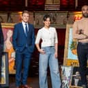 L-R: Peter James, George Rainsford, Fiona Wade, Ore Oduba