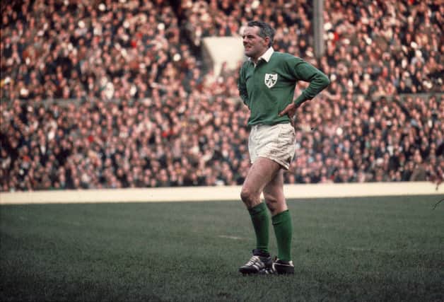 MSYERY PLAYER: Who is this former Ireland and Lions captain, pictured here in action for Ireland back in 1972 at Twickenham against England? (Photo: Getty Images/Express/Tim Graham)