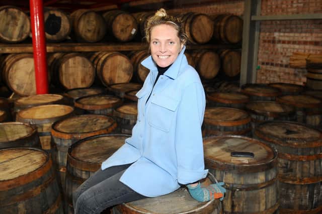 Falkirk Distillery Company owner Fiona Stewart, daughter of founder George Stewart. Picture: Michael Gillen.