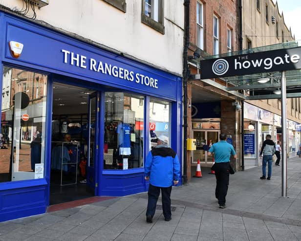 The Rangers Store opened its doors on Tuesday morning.  (Pic: Michael Gillen)
