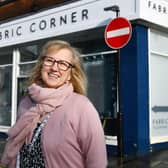 Fabric Corner shop manager Lorraine Fleming. Picture: Michael Gillen.