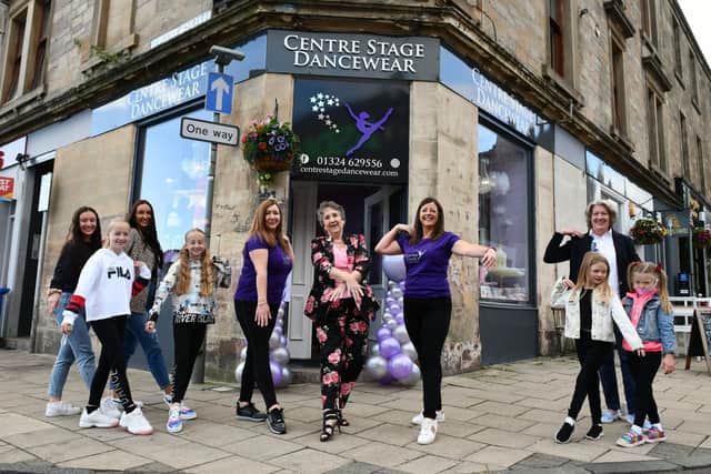 Centre Stage Dancewear owners Lesley Ann Craig and Leigh White enjoyed a "very successful" opening weekend at their new store in Melville Street, Falkirk. Picture: Michael Gillen.
