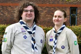 Struan and Sarah of Forth Scout Region at Windsor