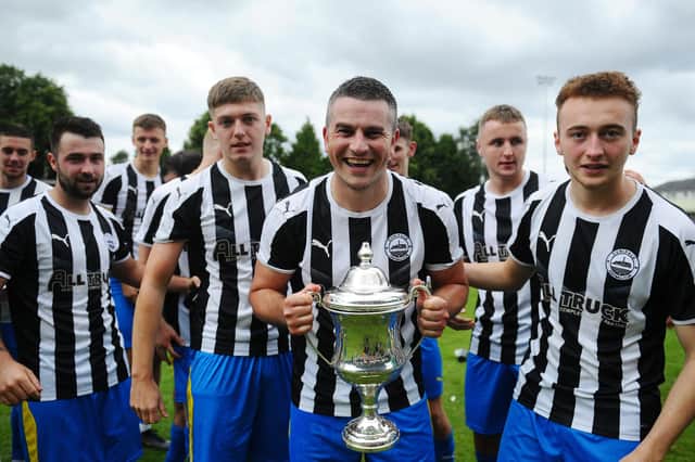 It's already been a terrific year in the cups for Dunipace. Pic by Michael Gillen