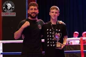 Sparta's owner Sam McLeod with ace Thomas O'Reilly (Photo: Eindp Sports Photography)