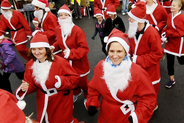 Lots of smiles and a couple of slipped beards.