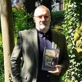 Historian and author, Dr. Lachlan ‘Lachie’ Munro, with his latest biography, ‘R. B. Cunninghame Graham & Scotland