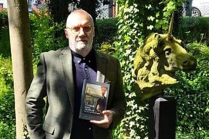 Historian and author, Dr. Lachlan ‘Lachie’ Munro, with his latest biography, ‘R. B. Cunninghame Graham & Scotland