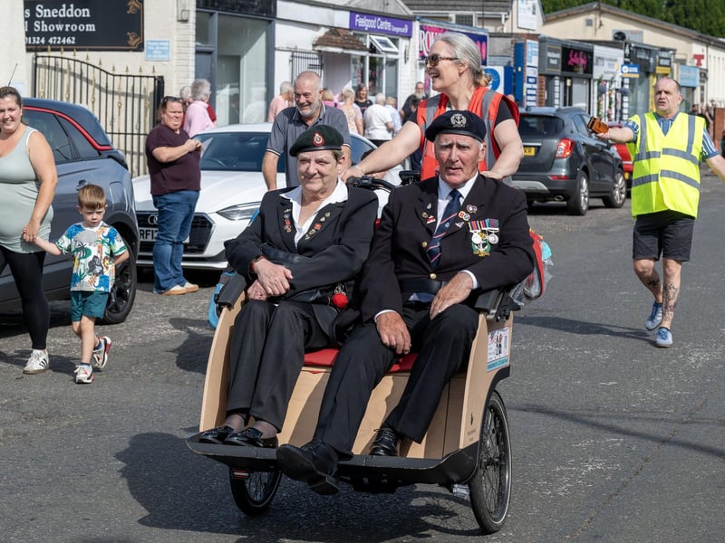 It takes more than the advancing years to stop people taking part in the parade