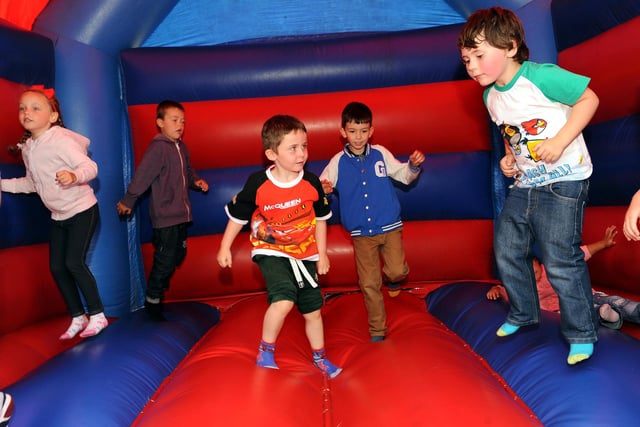Who doesn't love a bouncy castle.