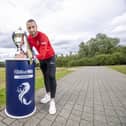 Stenhousemuir captain Gregor Buchanan poses with the William Hill League Two trophy (Photo: Submitted)