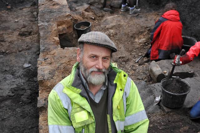 Geoff Bailey, Keeper of Archaeology and Local History for Falkirk Community Trust, is one of the speakers at the conference.   Pic: Michael Gillen.