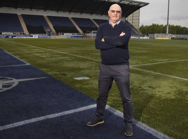 John McGlynn at the Falkirk Stadium earlier this month (Photo by Alan Harvey/SNS Group)