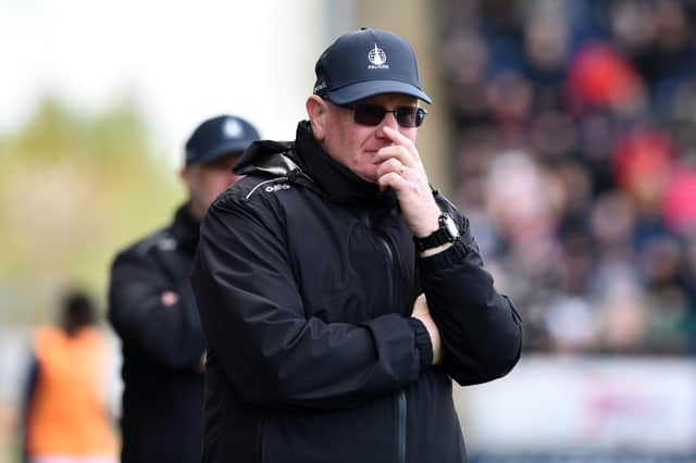 Veteran boss John McGlynn is loving life as Falkirk manager with the Bairns on the cusp of second successive SPFL promotions (Photo: Michael Gillen)