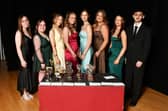 The film and media students at St Mungo's who were nominated for this year's Academy Awards.  (Pic: Michael Gillen)