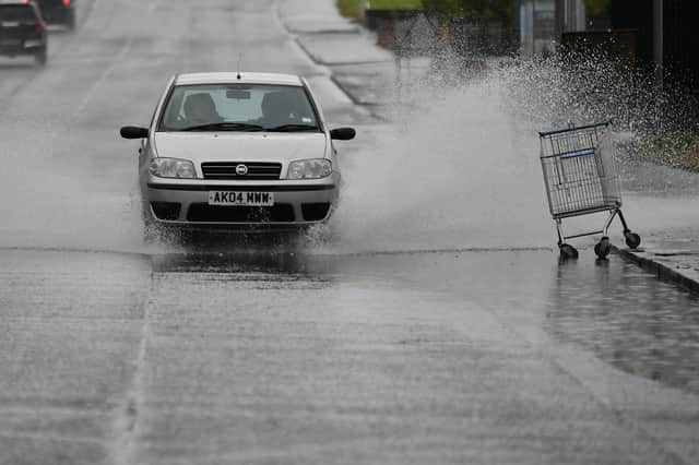 A yellow Met Office weather warning for rain is in place across Falkirk district throughout Tuesday and into Wednesday morning