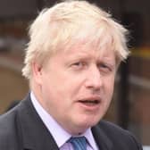 Outgoing Prime Minister Boris Johnson.