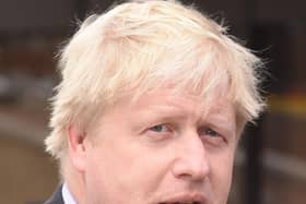 Outgoing Prime Minister Boris Johnson.