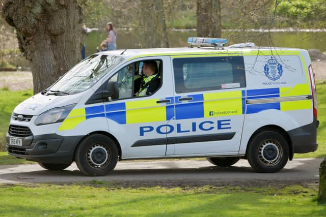 Police have charged two men with fraud, theft and road traffic offences in connection with incidents in Falkirk district in October 2020. Picture: Michael Gillen.