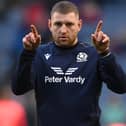 Scotland fly-half Finn Russell during their Guinness Six Nations match against England at Murrayfield Stadium in Edinburgh on Saturday (Photo by Stu Forster/Getty Images)