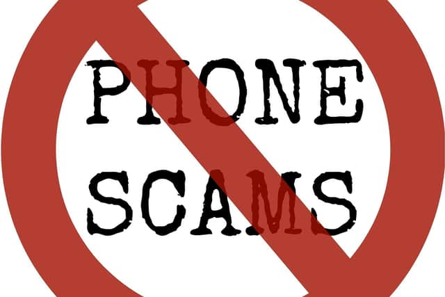 Beware of phone scams