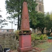 The monument is in need of restoration.