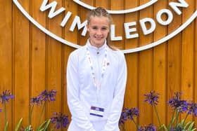 Tennis superstar Becky McLeod is playing at Wimbledon this week after earning a spot through a qualifying play tournament (Photo: Submitted)