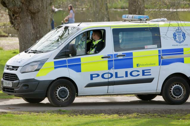 Police are probing a break-in at a home in Wall Street, Camelon. Picture: Michael Gillen.